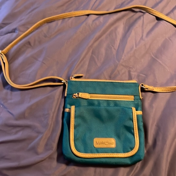 Multi Sac Green Crossbody Shoulder Bag Purse - Picture 1 of 7